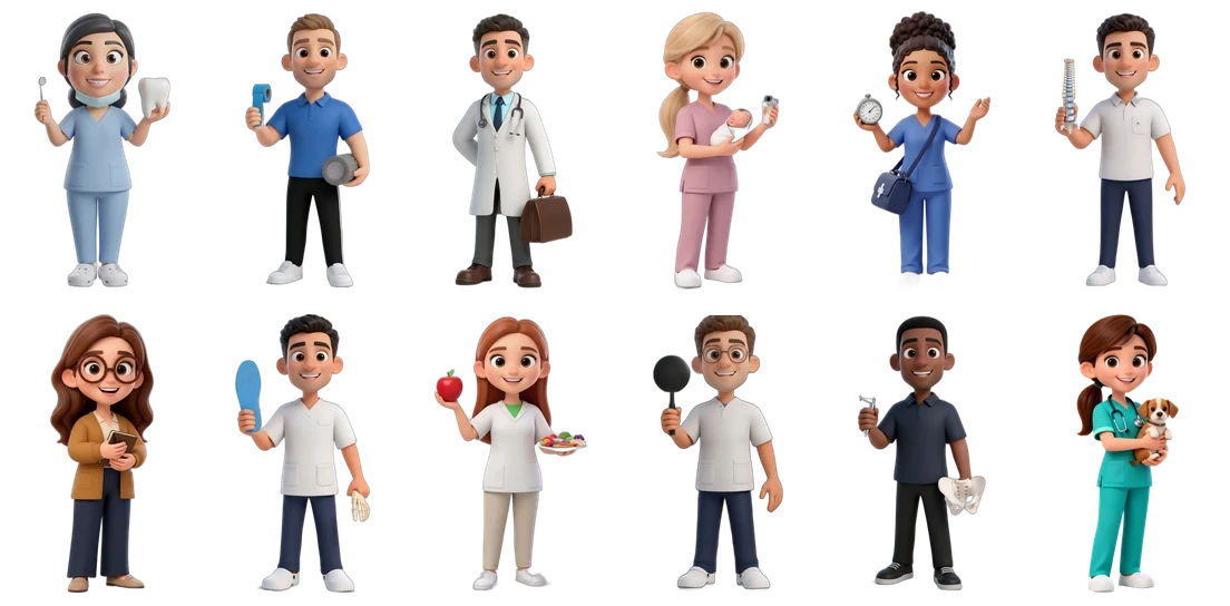 L'équipe d'agents vocaux IZYSS pour Professions de santé & du soin